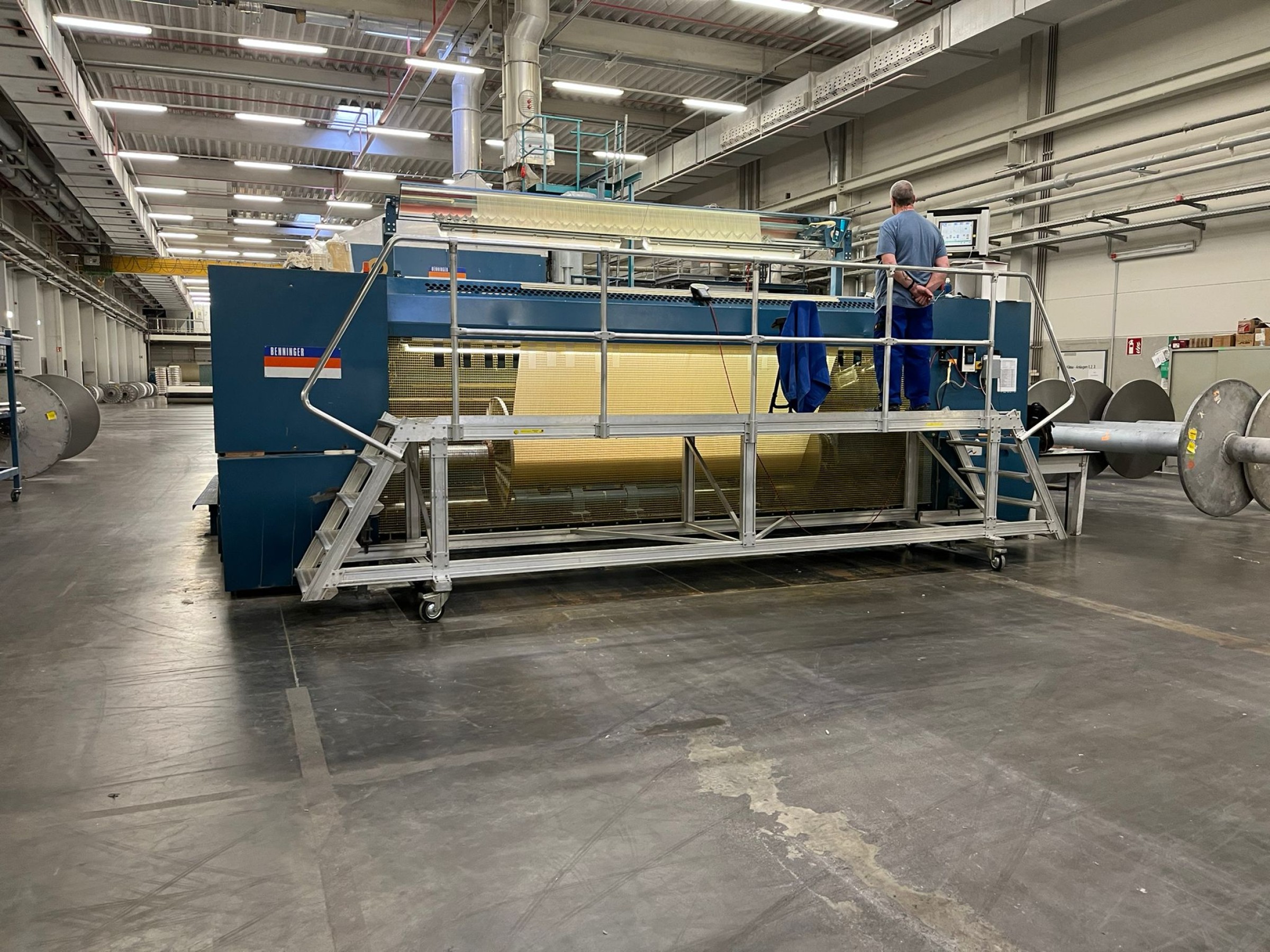 Karl Mayer Direct Warper and Benninger-Zell Sizing Machine