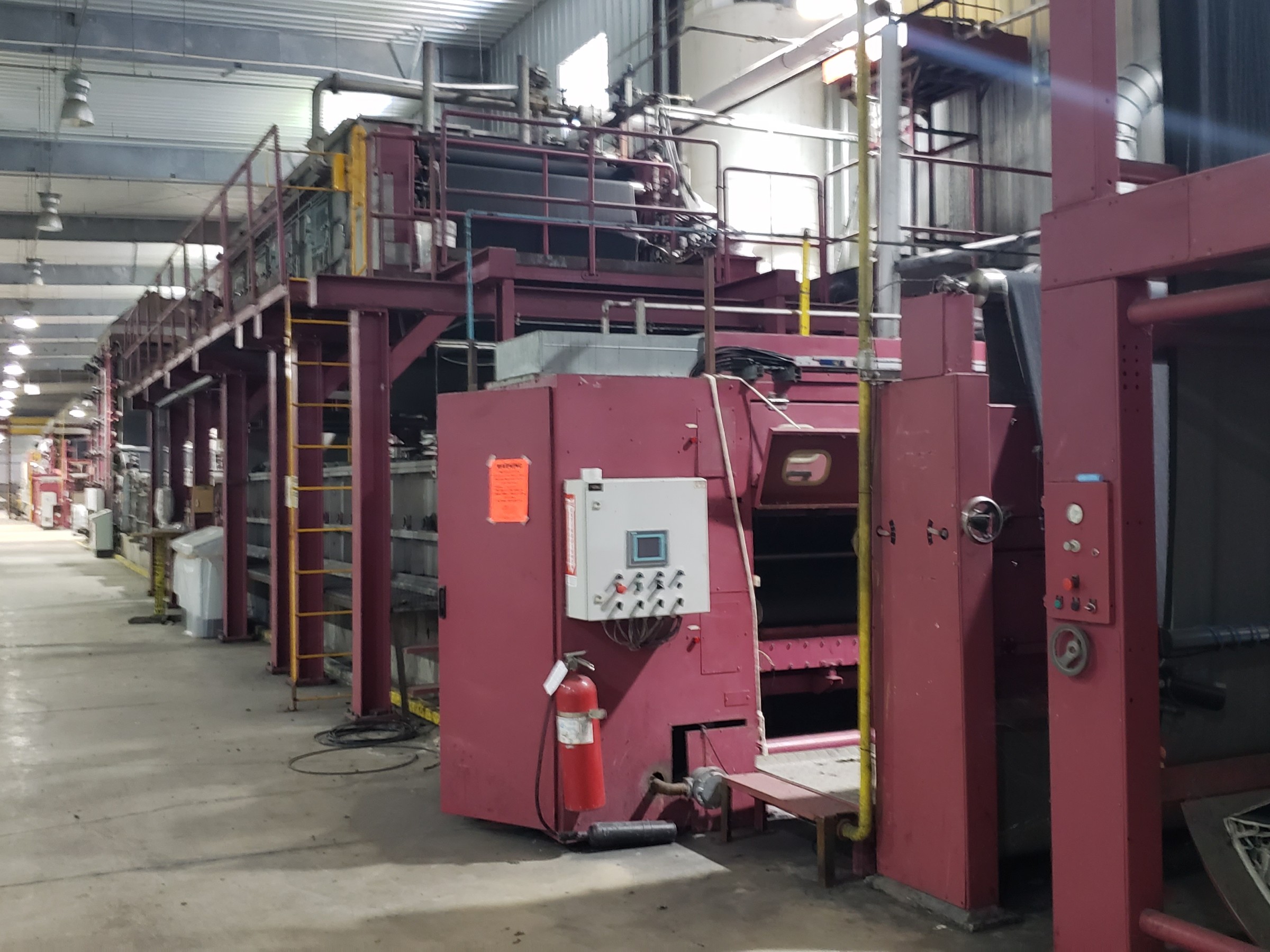 Kusters-Calico Finishing Range and Bruckner Sanforizer