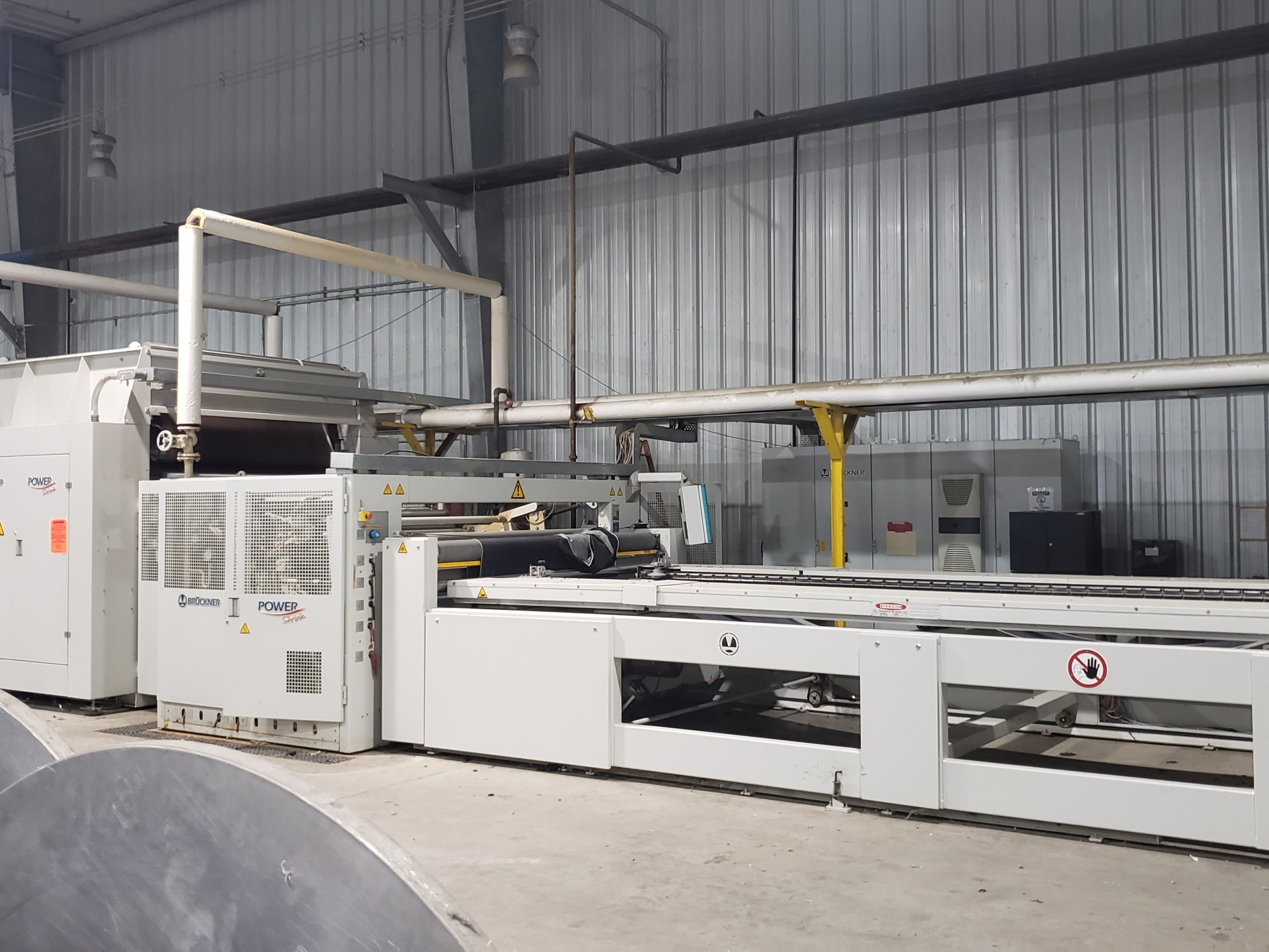 Kusters-Calico Finishing Range and Bruckner Sanforizer