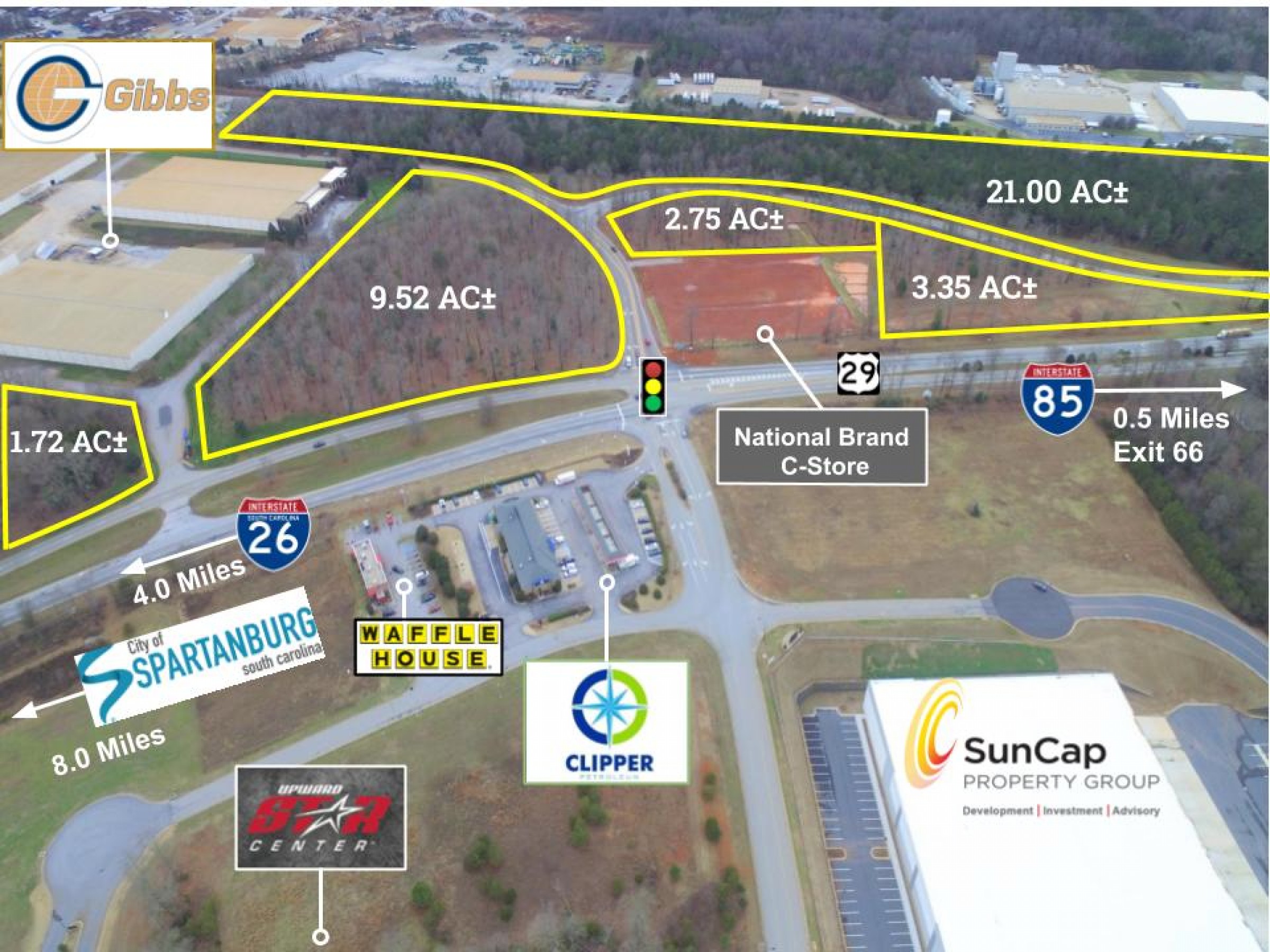 U.S. 29 & I-85 (Exit 66) Available Commercial Land 