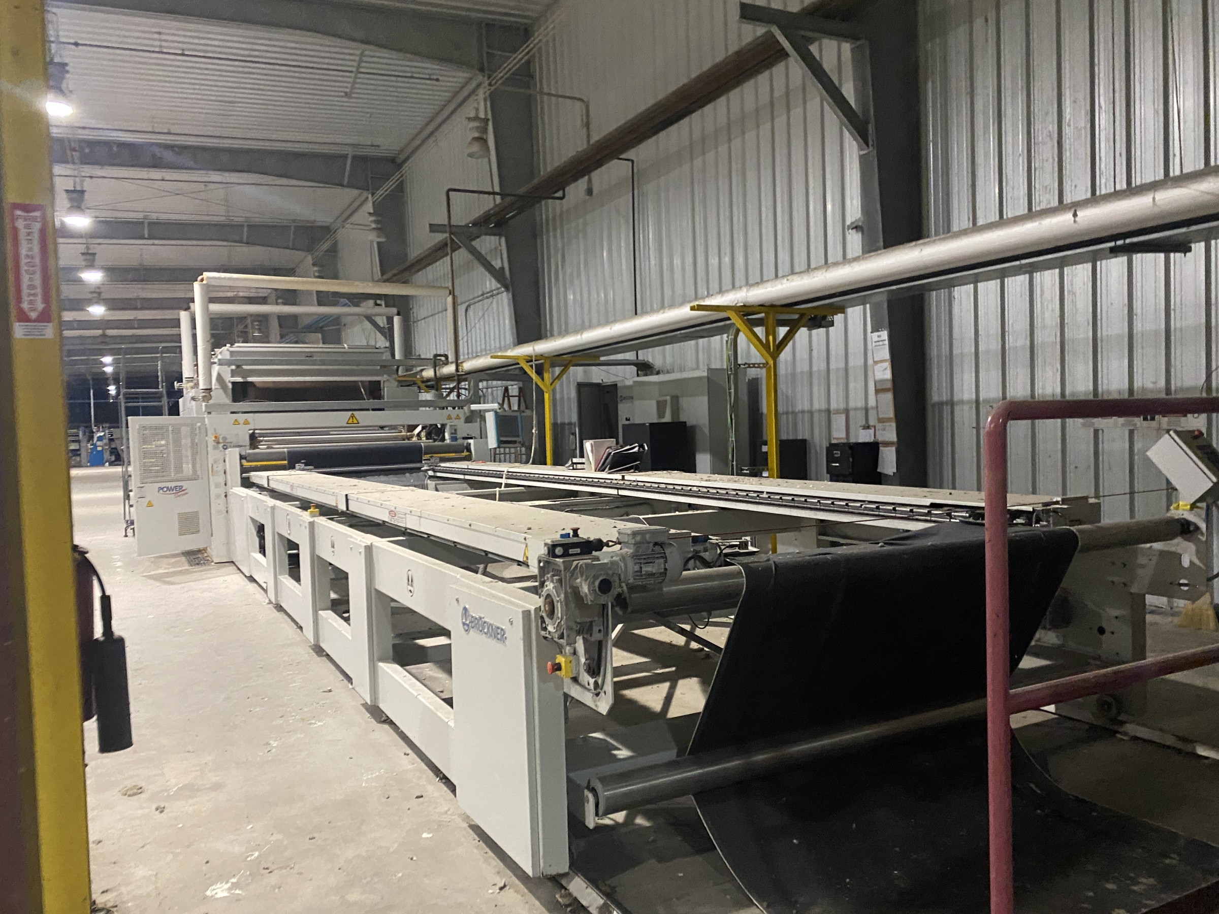 Kusters-Calico Finishing Range and Bruckner Sanforizer