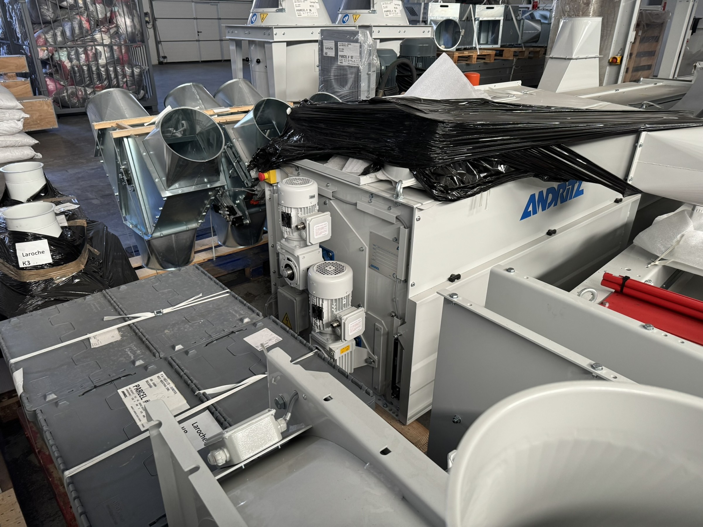 COMPLETE ANDRITZ / LAROCHE RECYCLING LINE