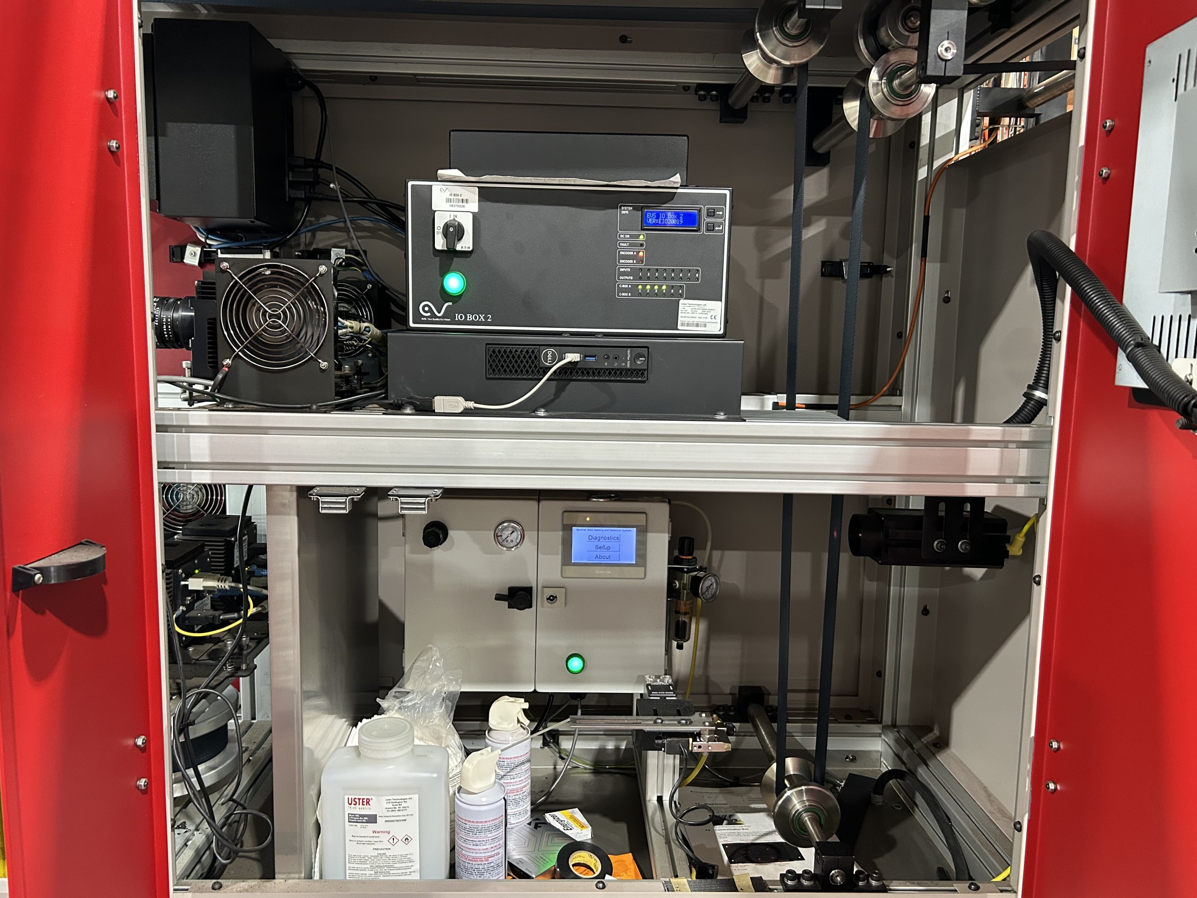 Uster-EVS Camera Inspection Line