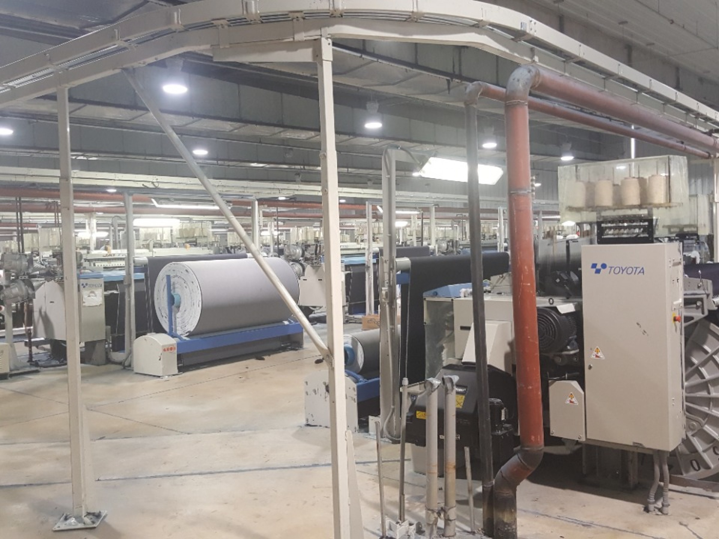 (36) Toyota Eurotech JAT.710 Eurotech Air Jet Weaving Looms Gibbs