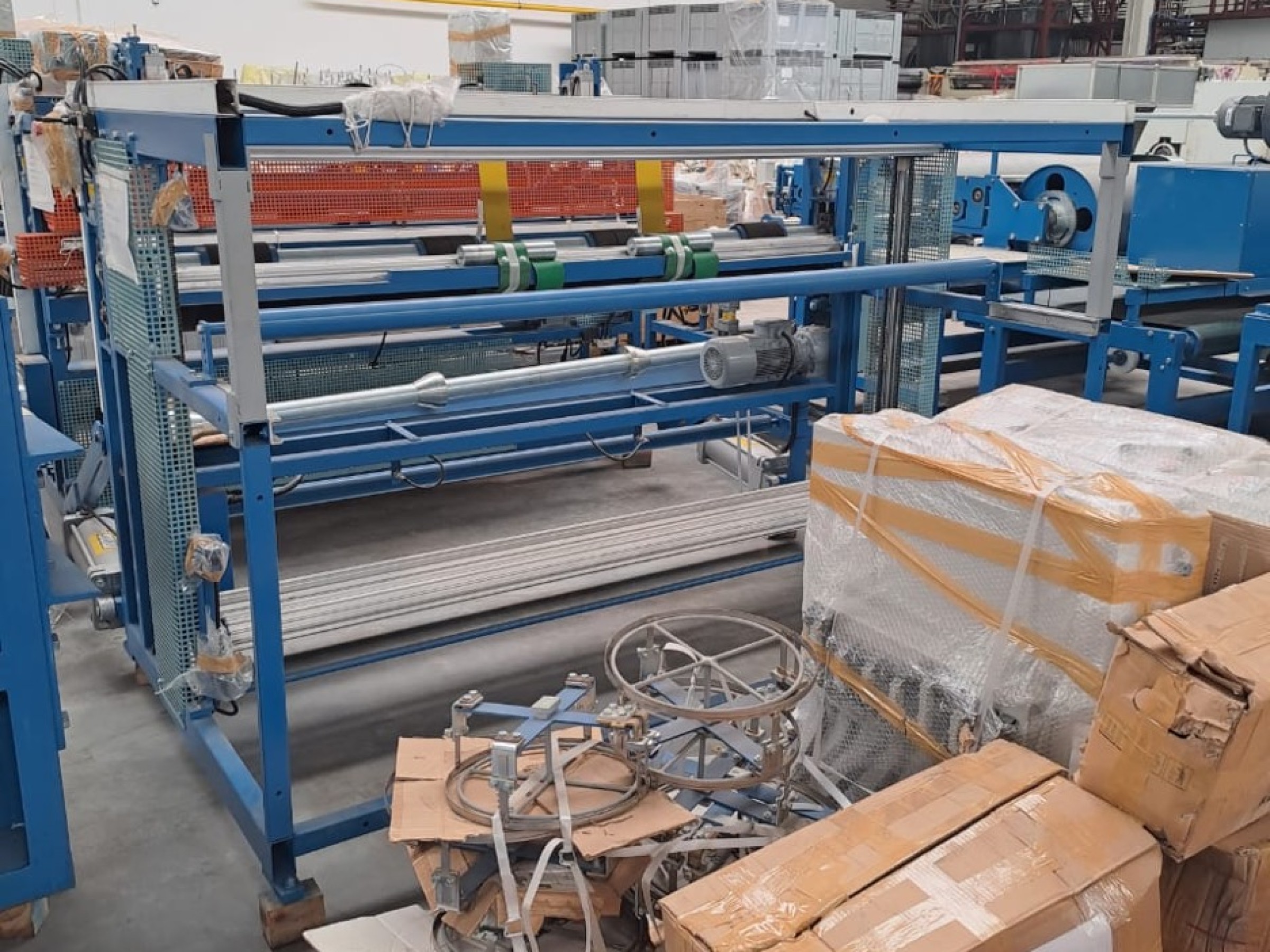 (1) Polytek PP Bag Flexographic Printing & Packing Machinery