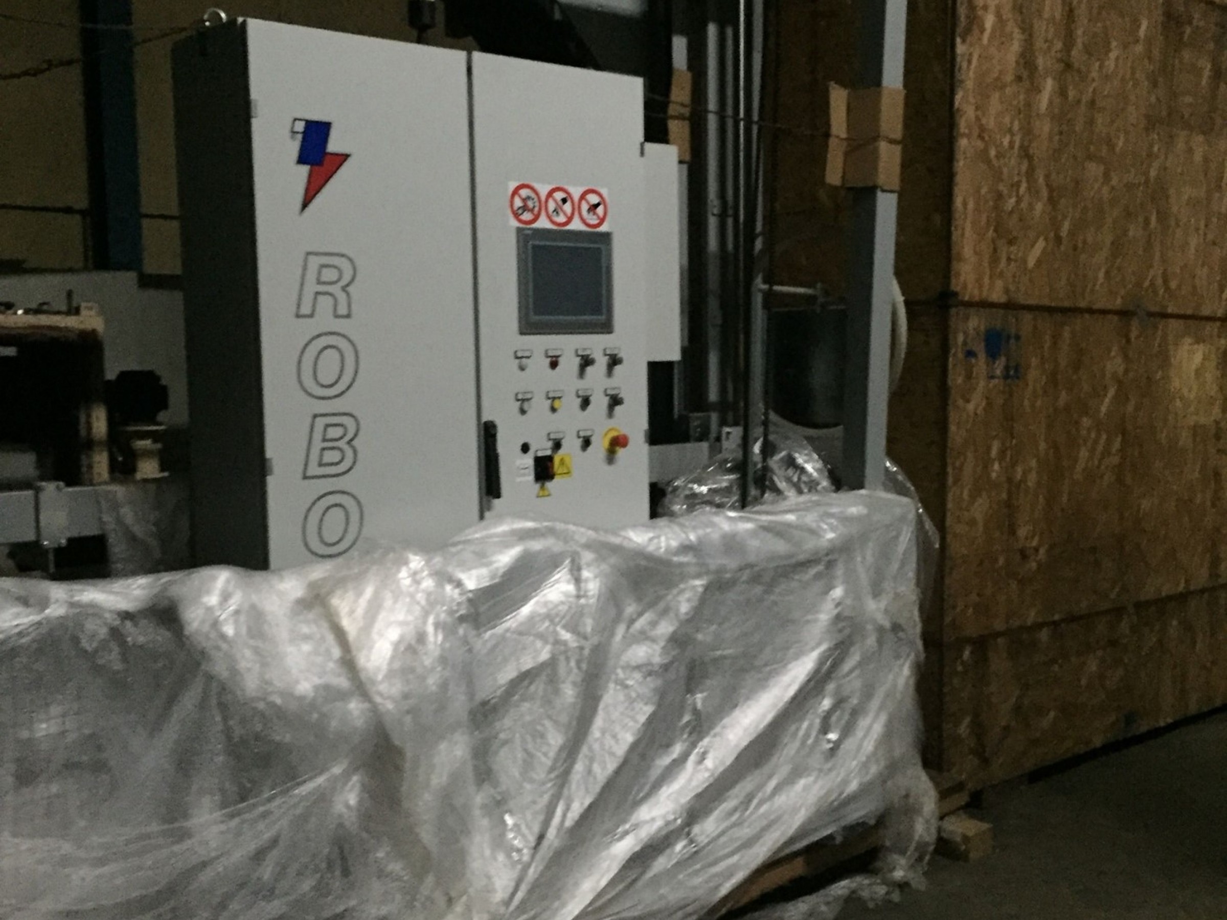 Robopac Roll Wrapper / Stretch Wrap Machine