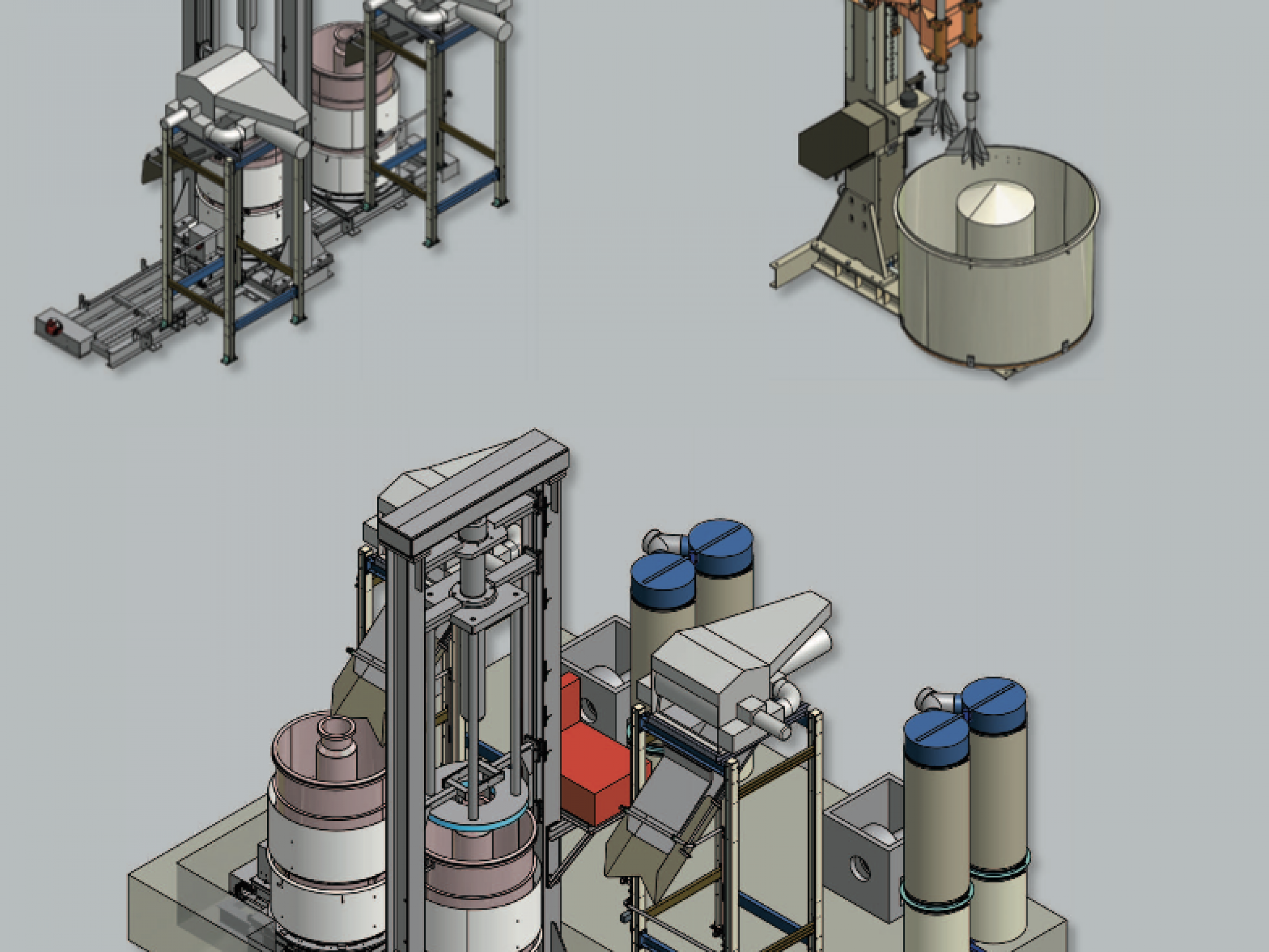 NEW Automatic Fiber Cake Pressing Lines For Fiber Dyeing & Bleach Processing