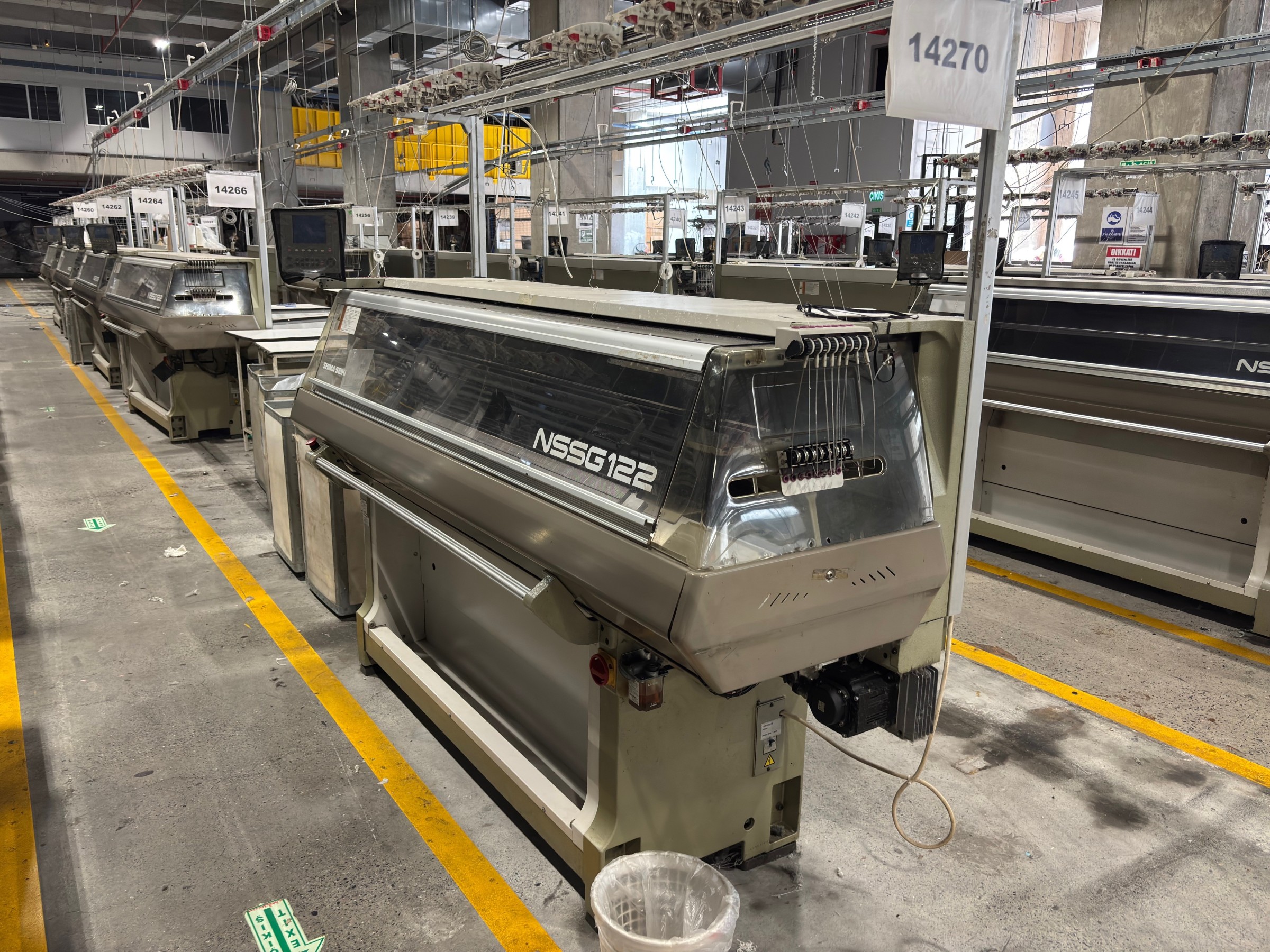 STOLL & SHIMA SEIKI FLAT BED KNITTING MACHINES
